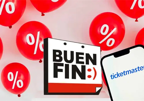 Ticketmaster lanza promociones por el Buen Fin: estos son los eventos con 50% de descuento Ticketmaster lanza promociones por el Buen Fin: estos son los eventos con 50% de descuento