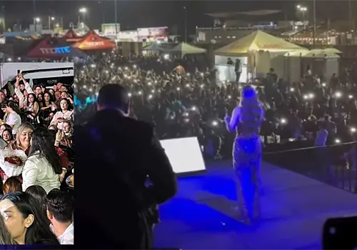 Pareja protagoniza emotiva propuesta de matrimonio durante concierto de Ingrid Contreras en la Expofest Cajeme 2025 Pareja protagoniza emotiva propuesta de matrimonio durante concierto de Ingrid Contreras en la Expofest Cajeme 2025