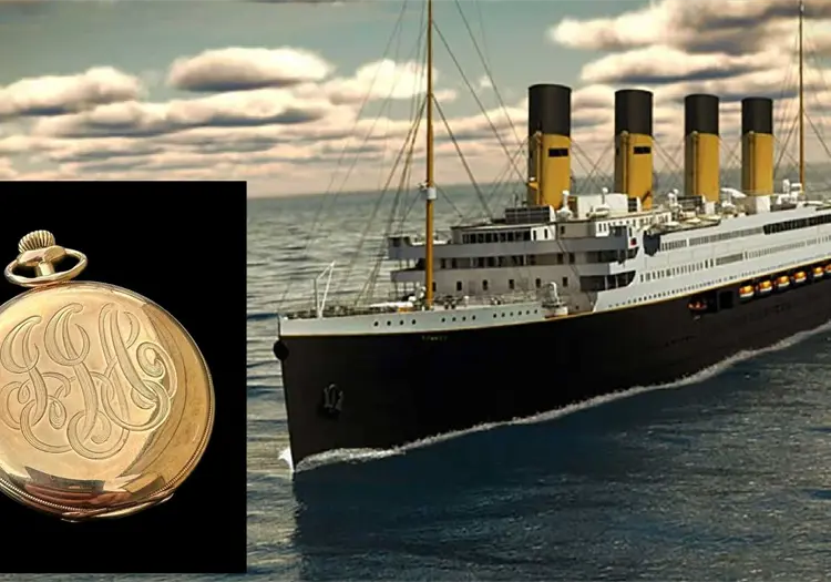 Reloj de oro del Titanic, detenido a las 2:20, será subastado por hasta un millón de libras en Reino Unido