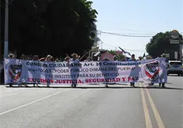Se suman cajemenses a marcha de la Generación Z Se suman cajemenses a marcha de la Generación Z