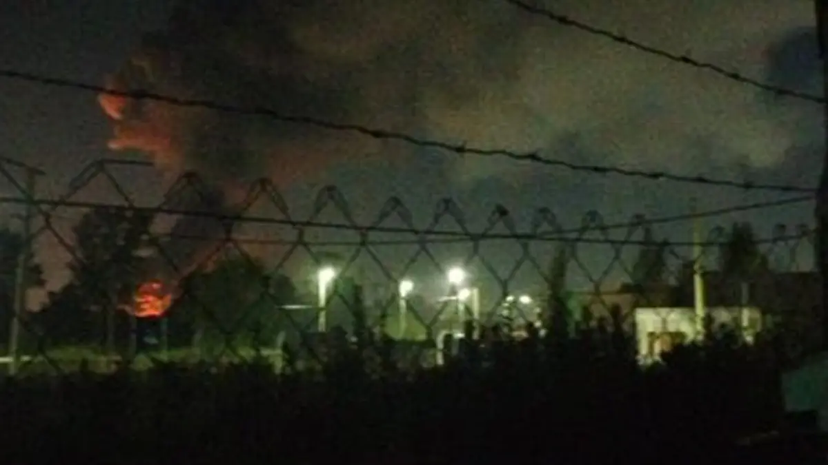 VIDEO | Terrible explosión en parque industrial deja 20 personas heridas