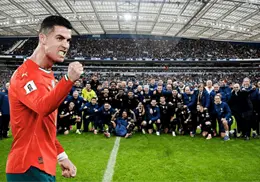 Cristiano Ronaldo jugará su sexto mundial: Portugal clasifica tras derrotar 9-1 a Armenia Cristiano Ronaldo jugará su sexto mundial: Portugal clasifica tras derrotar 9-1 a Armenia