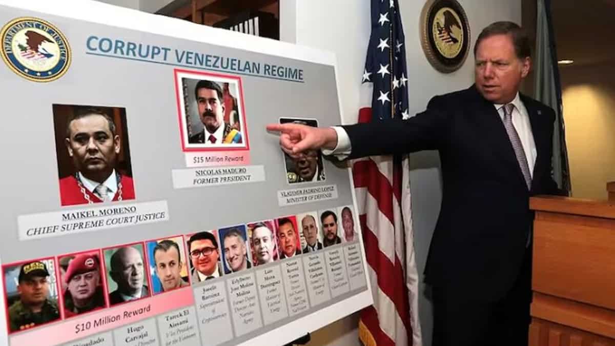 Estados Unidos a designa al Cártel de los Soles como terrorista; señala a Maduro como su líder