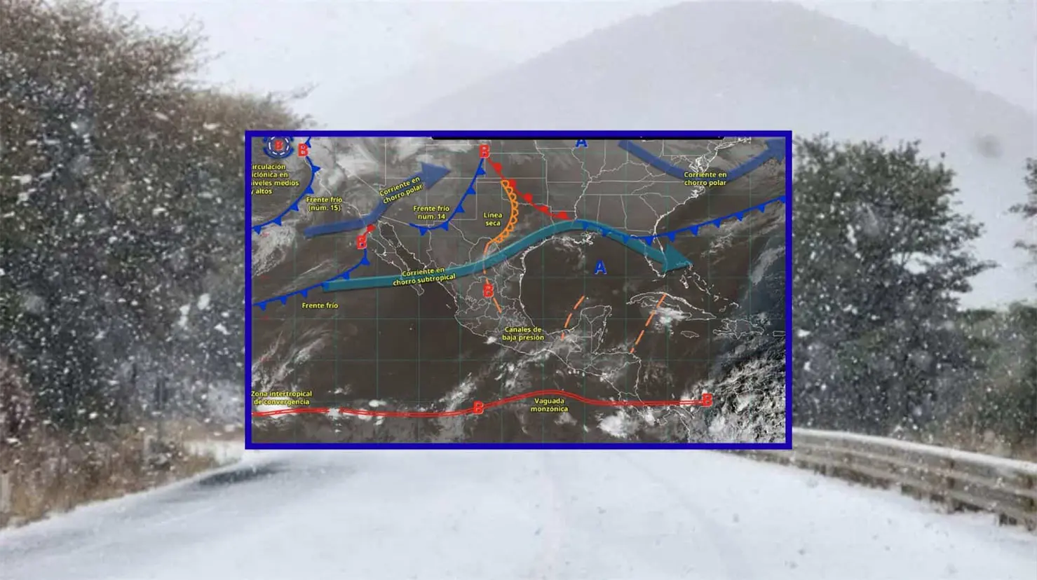 Frente frío en México: Se esperan heladas y caída de nieve ¿Cuáles son los estados más afectados?
