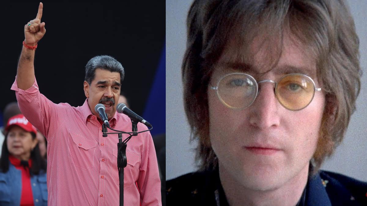 VIDEO | Imagine, de John Lennon, la canción que Nicolás Maduro cantó durante acto en Venezuela