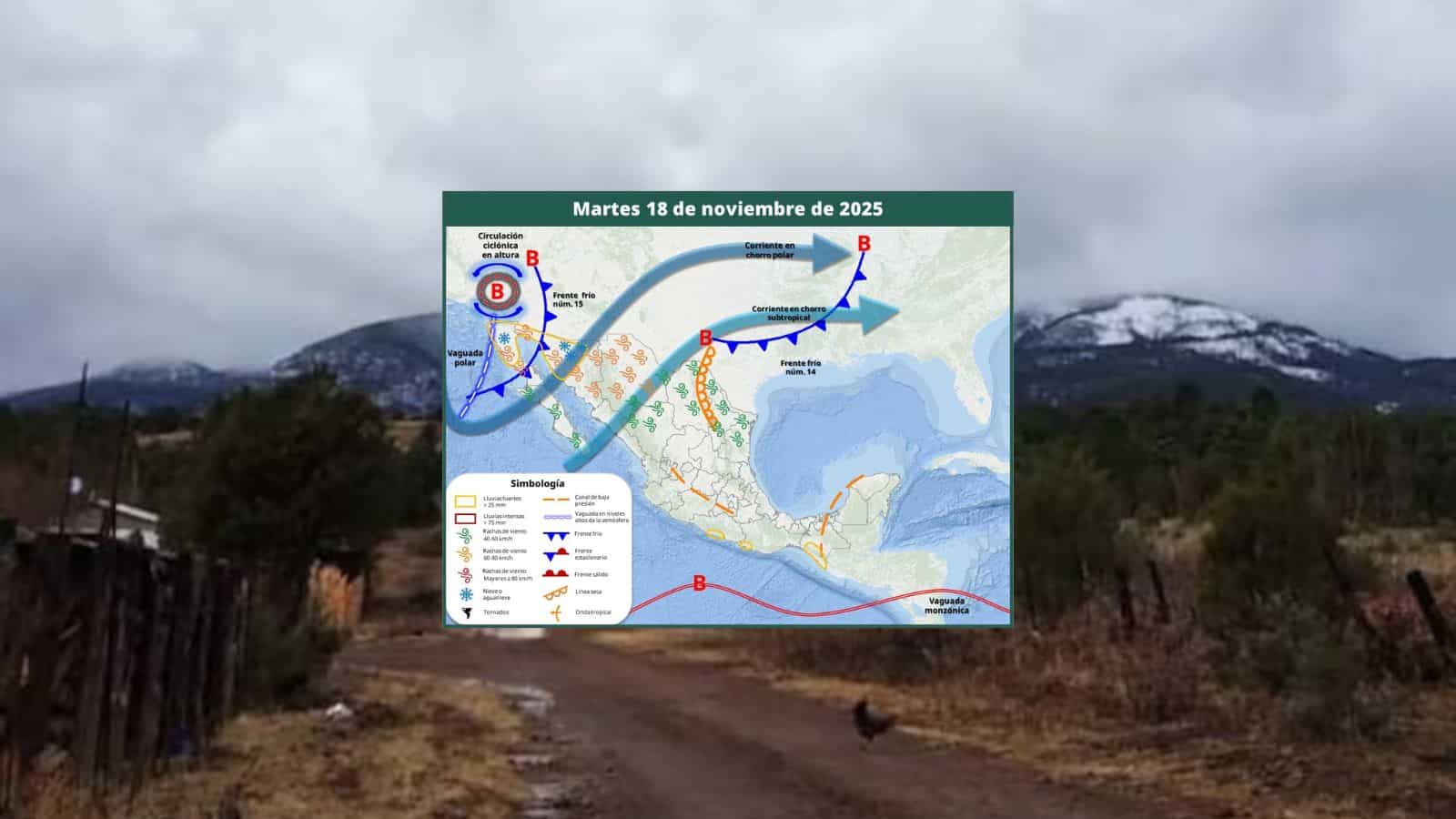 Clima en Sonora hoy 18 de noviembre: Bajan las temperaturas por nuevo frente frío