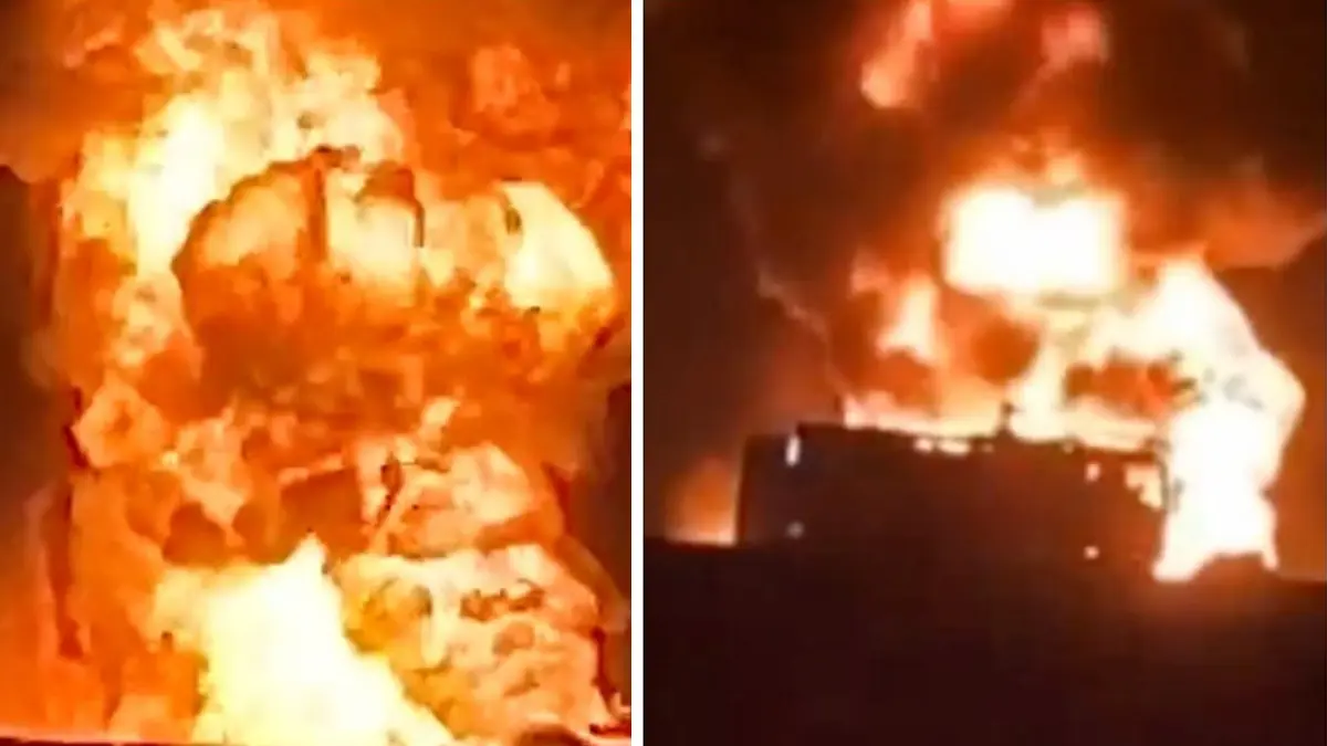 VIDEO | Camión con 46 peregrinos choca con pipa de gasolina en Arabia Saudita. Uno sobrevivió