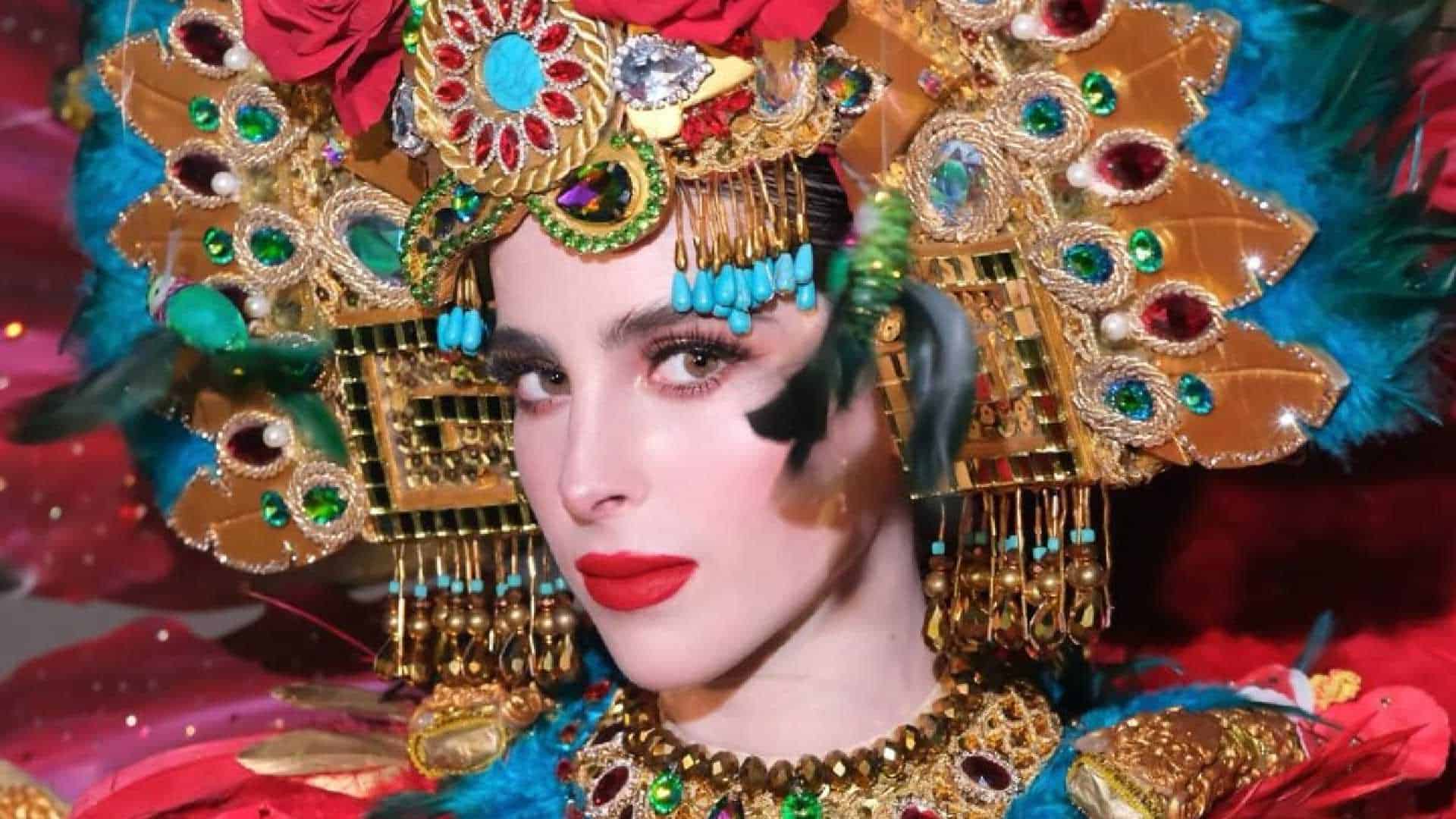 Fátima Bosch deslumbra en Miss Universo 2025 con un traje nacional inspirado en Xochiquétzal