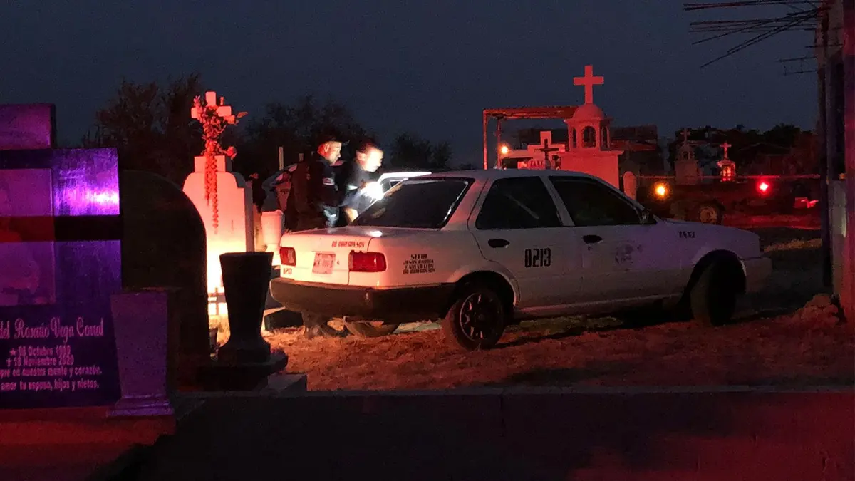 Hallan a taxista sin vida en el Panteón Nuevo de Ciudad Obregón