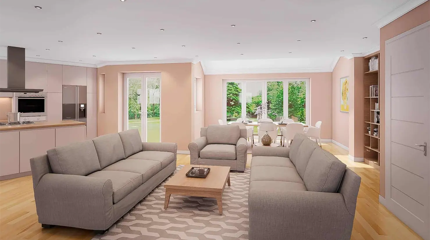 Los colores cambian según la hora del día. Antes de pintar, prueba muestras en distintas paredes para elegir la opción ideal.