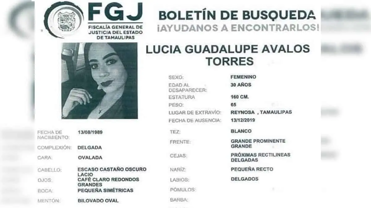 Encontraron en Reynosa los restos de una mujer con la ropa que traía en su último post