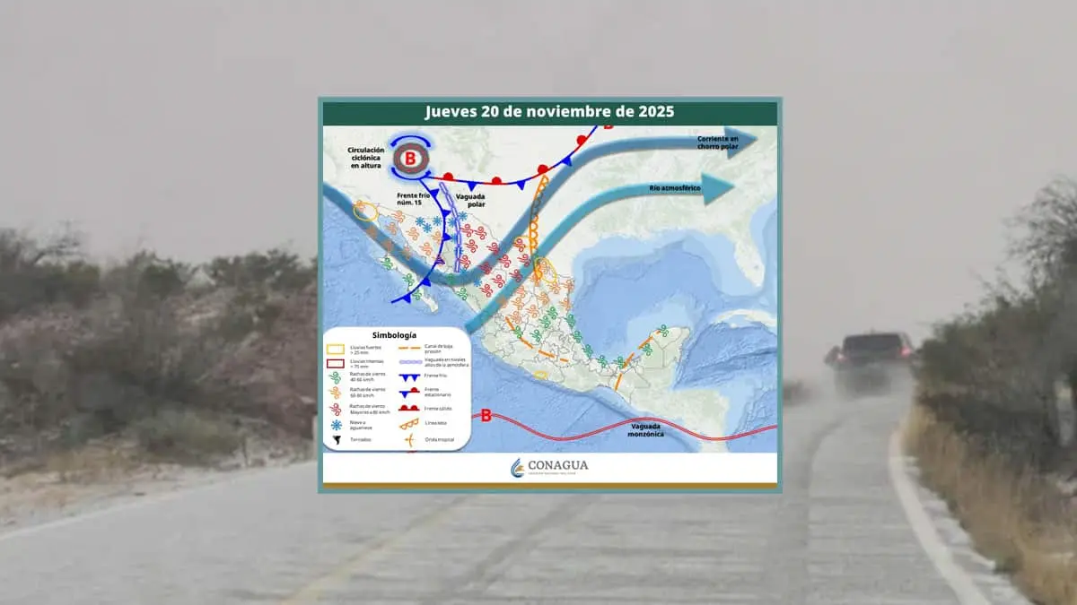 La Coordinación de Protección Civil dio a conocer el pronóstico del clima en Sonora para este jueves 20 de noviembre.