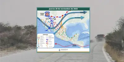 Clima en Sonora hoy, 20 de noviembre: Lluvias, nevadas y vientos fuertes azotarán a la entidad