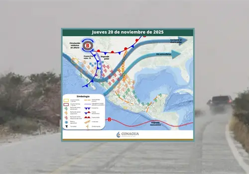 Clima en Sonora hoy, 20 de noviembre: Lluvias, nevadas y vientos fuertes azotarán a la entidad