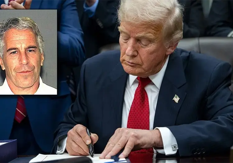 Donald Trump firma ley para que se publiquen los archivos completos de su amigo Jeffrey Epstein