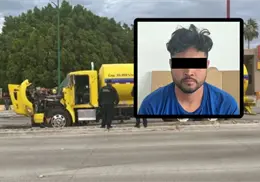 Hombre que robó pipa en Hermosillo es puesto a disposición de la Fiscalía