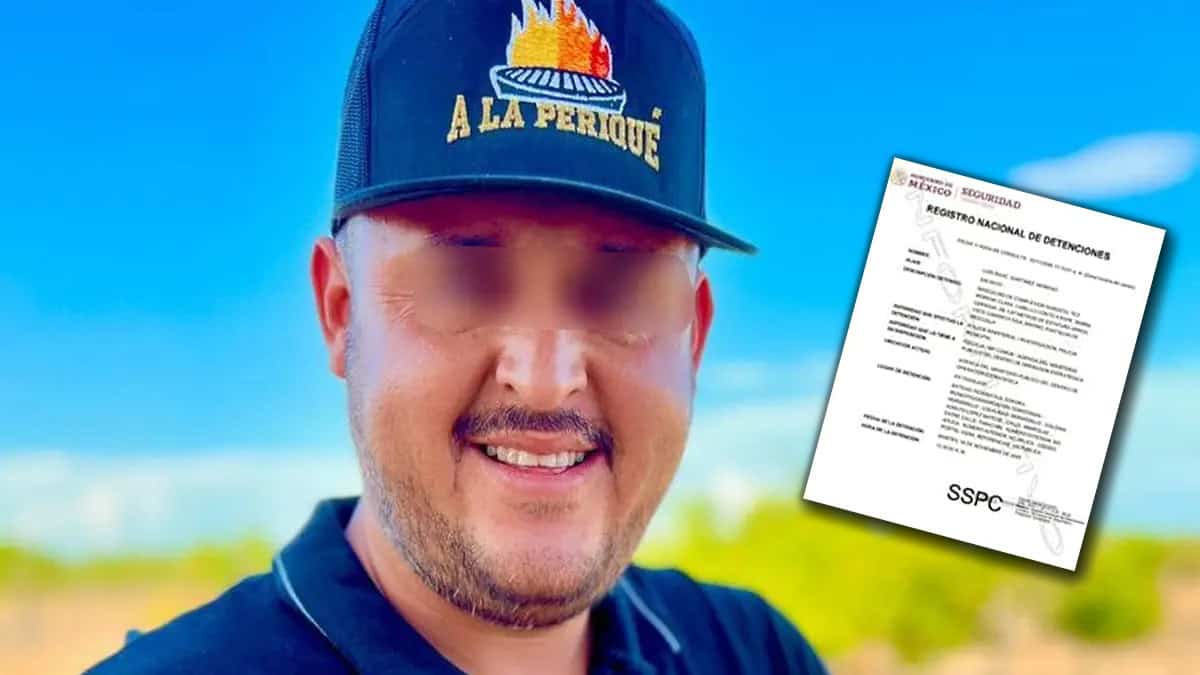 Confirmado: Influencer de Cocinando a la Periqué es detenido en Hermosillo. Te decimos el motivo