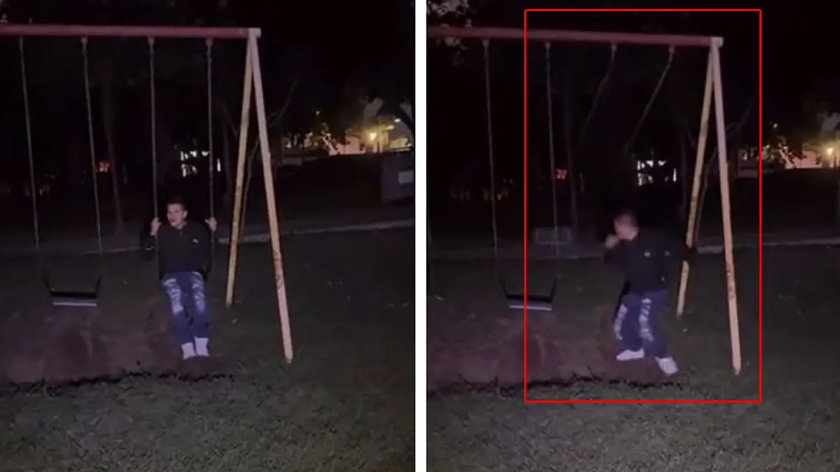 VIDEO | Jóvenes retan al Diablo con un acto y les pegó el susto de su vida