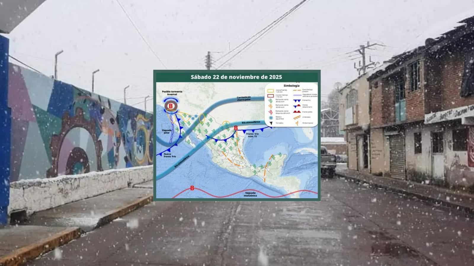 Clima en Sonora hoy 22 de noviembre: Se esperan temperaturas por debajo de los 0°C por tormenta invernal