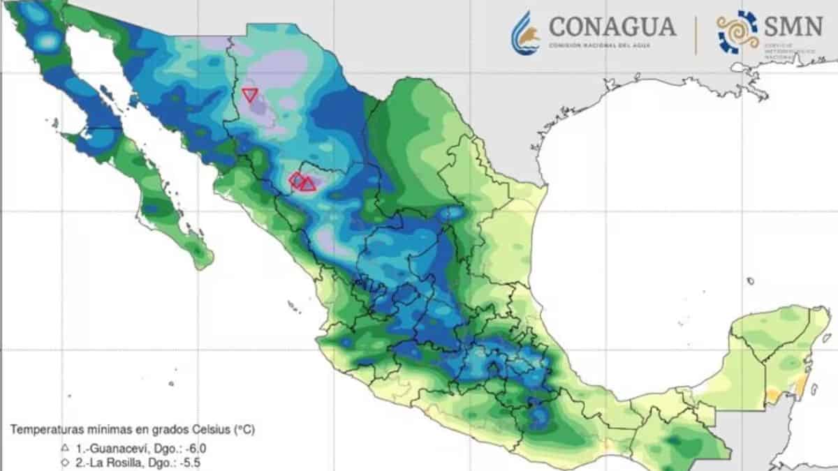 Primera tormenta invernal traerá nieve, frío extremo y fuertes vientos este fin de semana en México