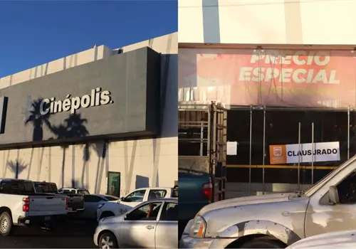 Protección Civil clausura Cinépolis Luis Encinas en Hermosillo