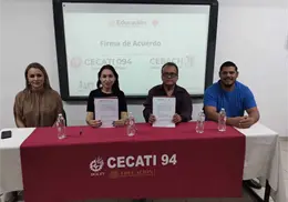 Cecati 94 hace vinculación con instituciones en Obregón