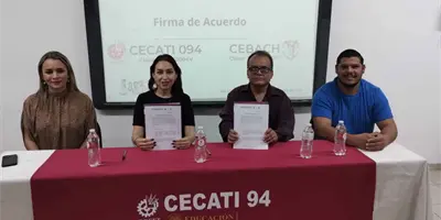 Cecati 94 hace vinculación con instituciones en Obregón