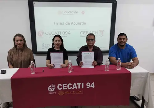 Cecati 94 hace vinculación con instituciones en Obregón