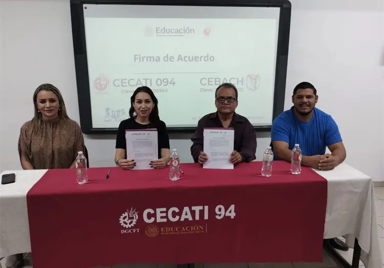 Cecati 94 hace vinculación con instituciones en Obregón