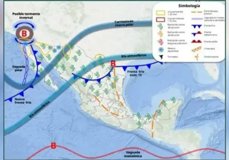 Clima en Sonora hoy 23 de noviembre: Así afectará la tormenta invernal al municipio