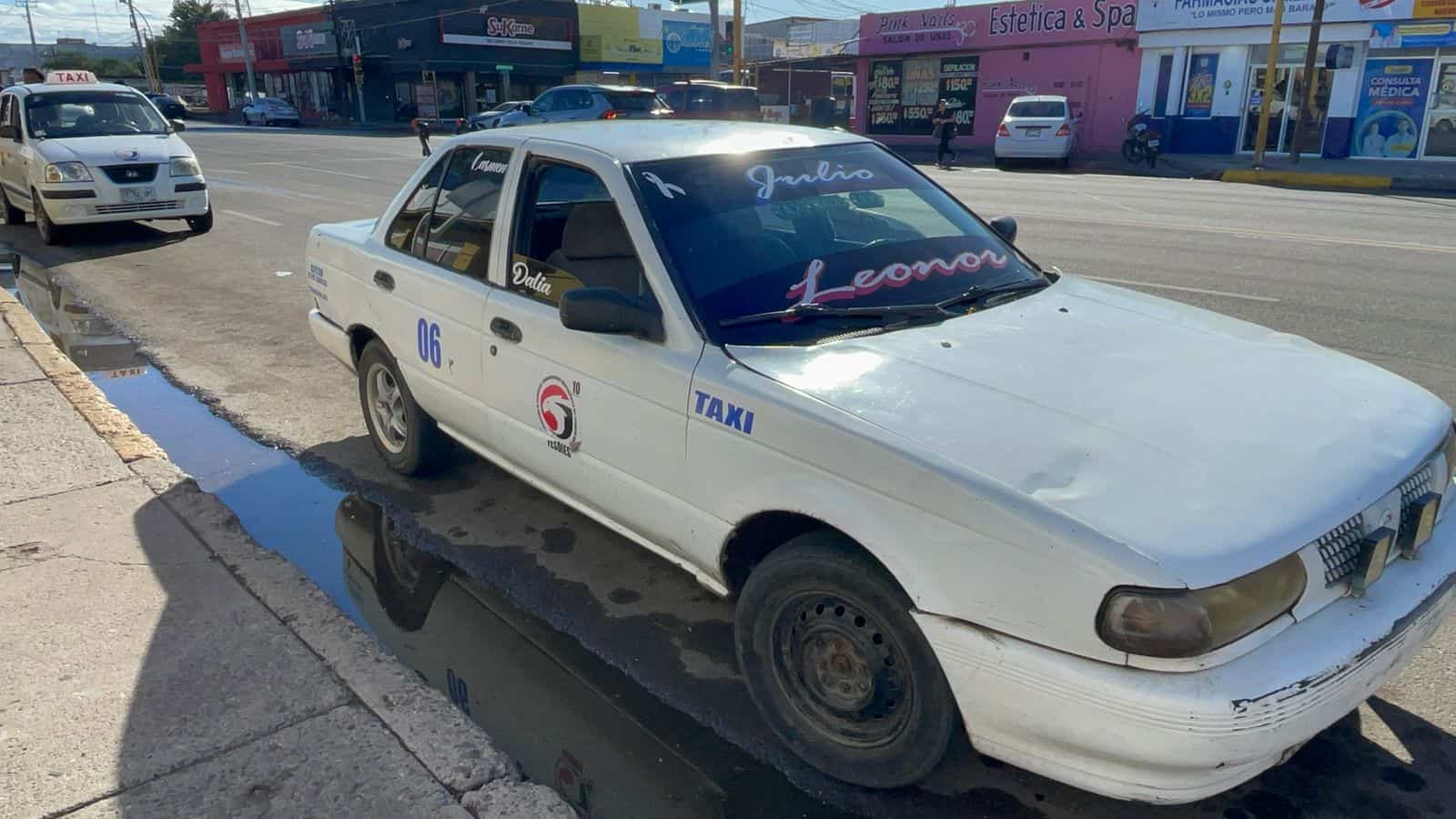 Seguridad mejora para taxistas de Cajeme