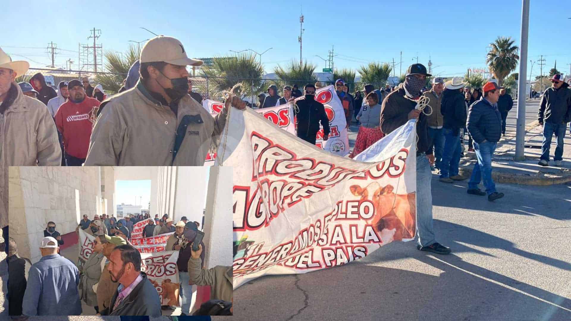 Toman Aduana Fronteriza en Chihuahua en medio del paro nacional del campo: acusan afectaciones por reforma al agua