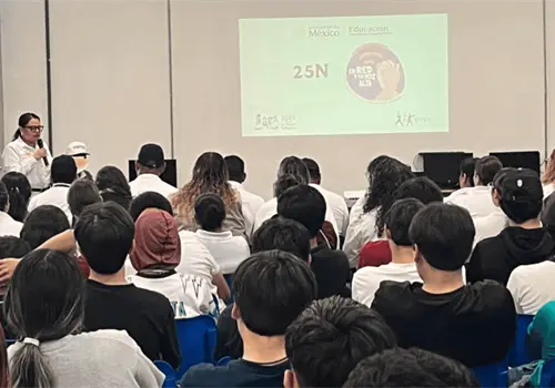 Promueve BTED la prevención de la violencia contra la mujer