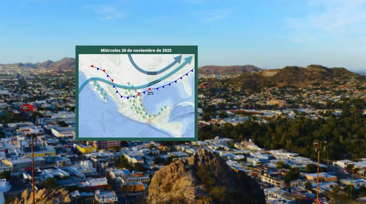 Clima en Hermosillo hoy 26 de noviembre; vuelven temperaturas mayores a 30°C