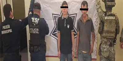 Detienen a dos con droga en la San Anselmo, al sur de Ciudad Obregón Detienen a dos con droga en la San Anselmo, al sur de Ciudad Obregón