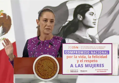 Sheinbaum presenta el Plan de Homologación de Leyes contra el Abuso y Acoso a Mujeres este 25N