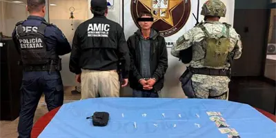 "Cae" sujeto con cristal al sur de Ciudad Obregón