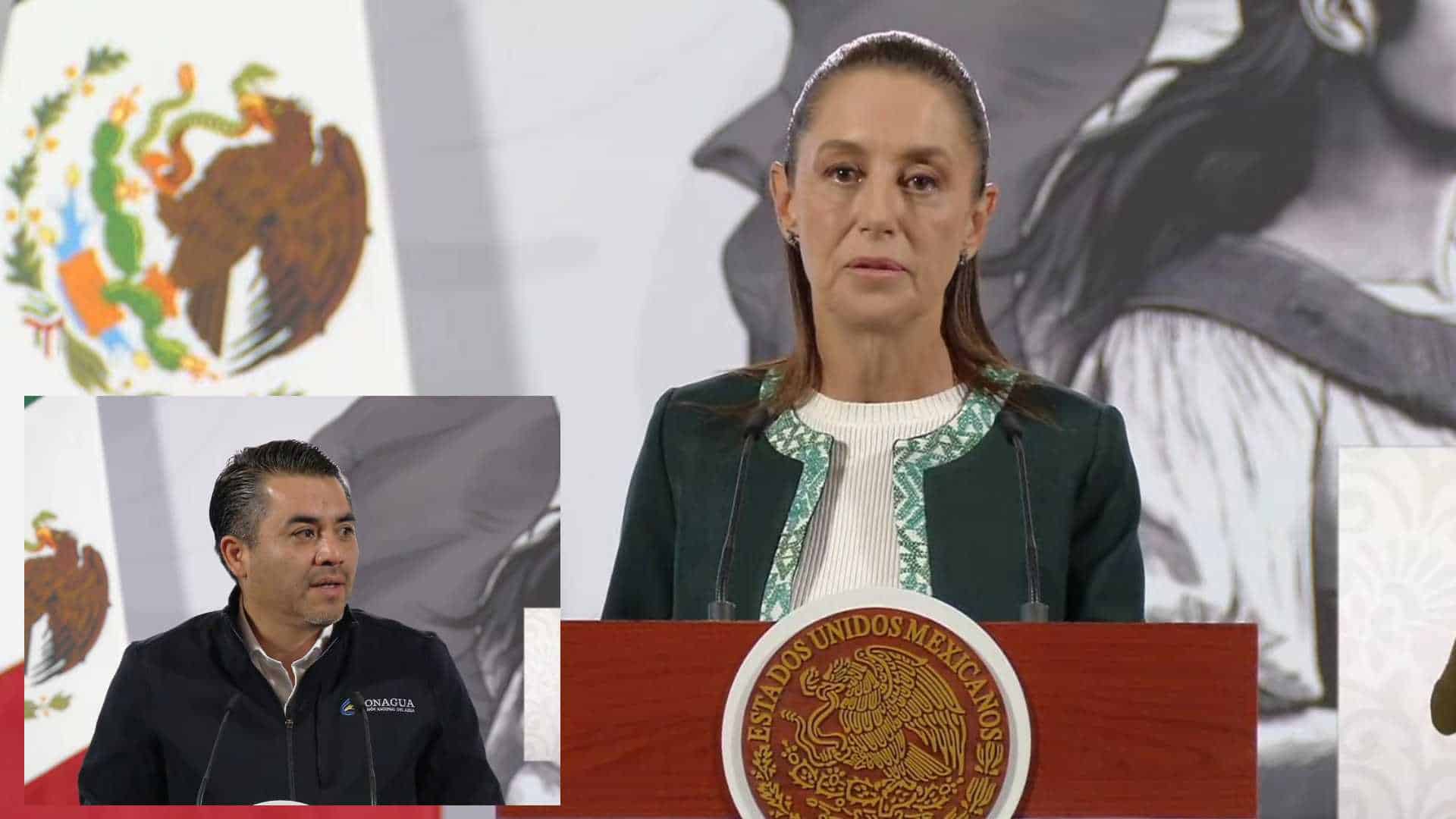 Sheinbaum afirma que la nueva Ley de Aguas busca frenar el robo y acaparamiento del recurso