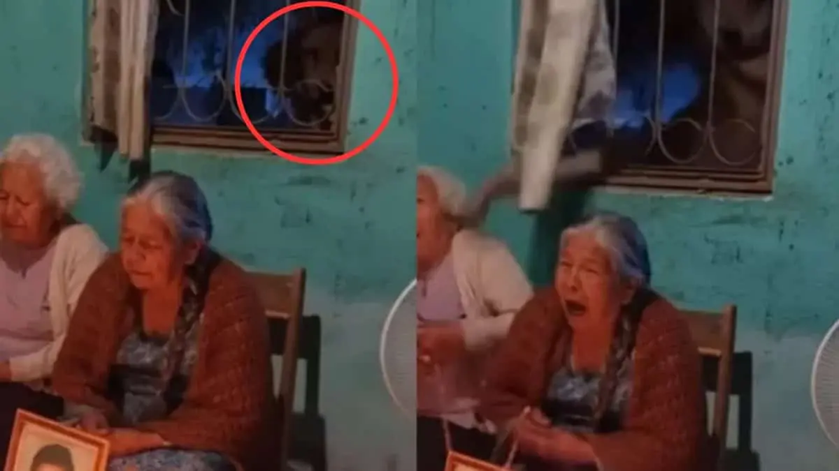 VIDEO DE TERROR | Presunto demonio ataca a unas abuelitas durante los rezos del Día de Muertos