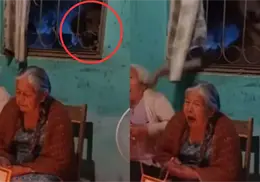 VIDEO DE TERROR | Presunto demonio ataca a unas abuelitas durante los rezos del Día de Muertos