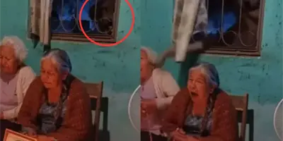 VIDEO DE TERROR | Presunto demonio ataca a unas abuelitas durante los rezos del Día de Muertos
