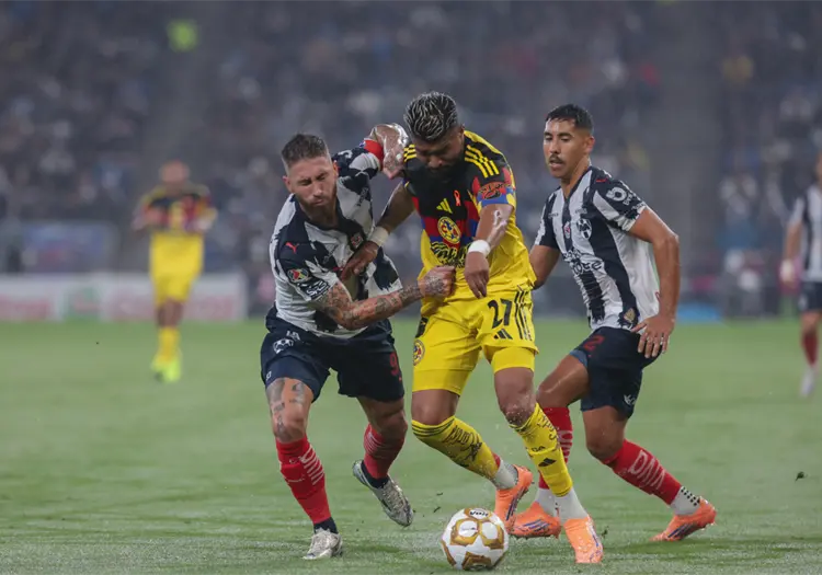 Rayados se impone sobre América 2-0 en la Ida de Cuartos de Final