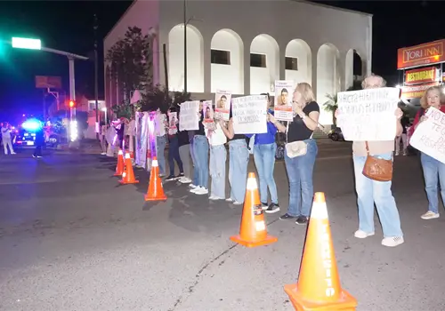 Siguen manifestaciones tras desaparición de Raymundo en Ciudad Obregón