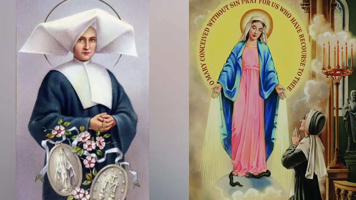 Santoral de hoy, 28 de noviembre: Santa Catalina Labouré: vidente de la Medalla Milagrosa