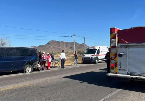 Se lesionan 16 jornaleros por accidente vial