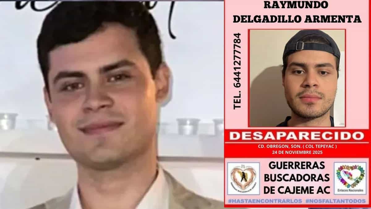 Localizan con vida a Raymundo Delgadillo tras casi una semana desaparecido en Cajeme