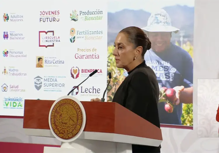 Gobierno de Sheinbaum anuncia inversión de 1 billón de pesos en 2026 para los programas del Bienestar