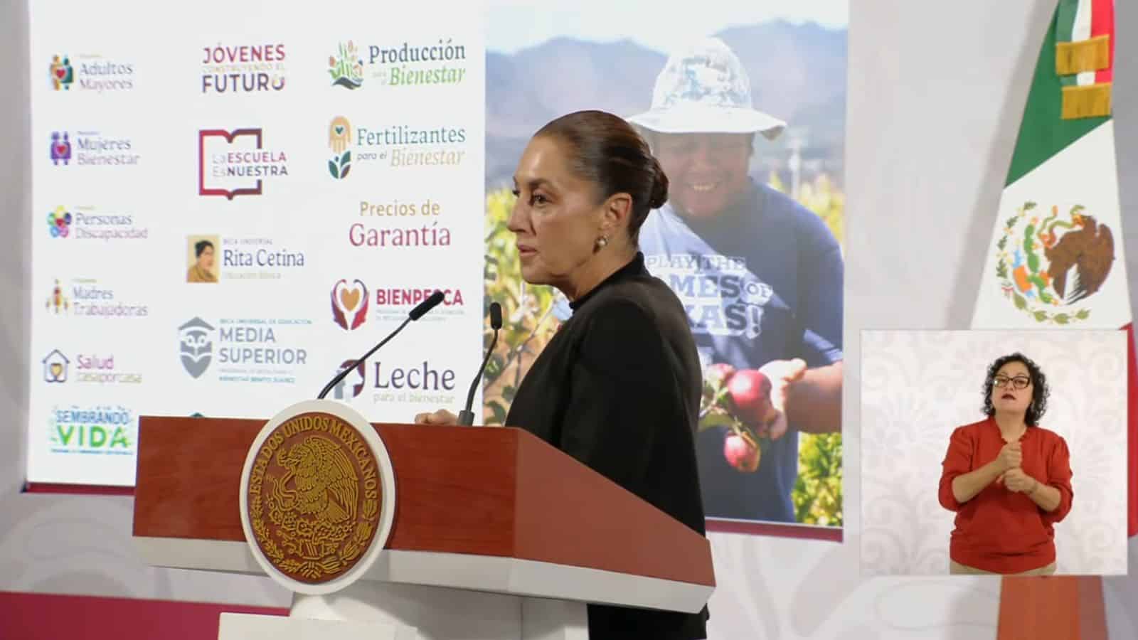 Gobierno de Sheinbaum anuncia inversión de 1 billón de pesos en 2026 para los programas del Bienestar