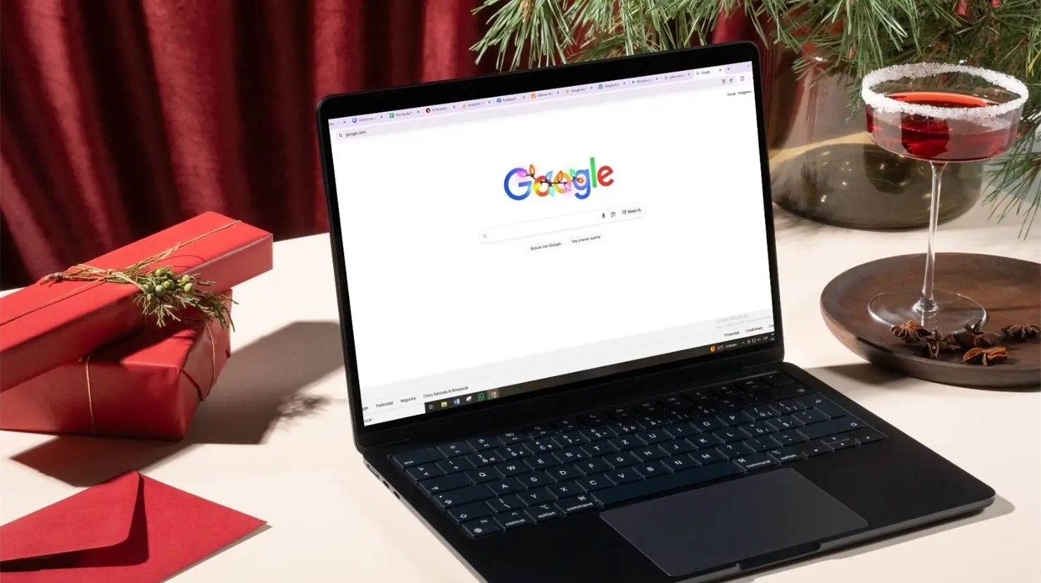 Google se pone en modo navideño con un doodle que le da la bienvenida a diciembre