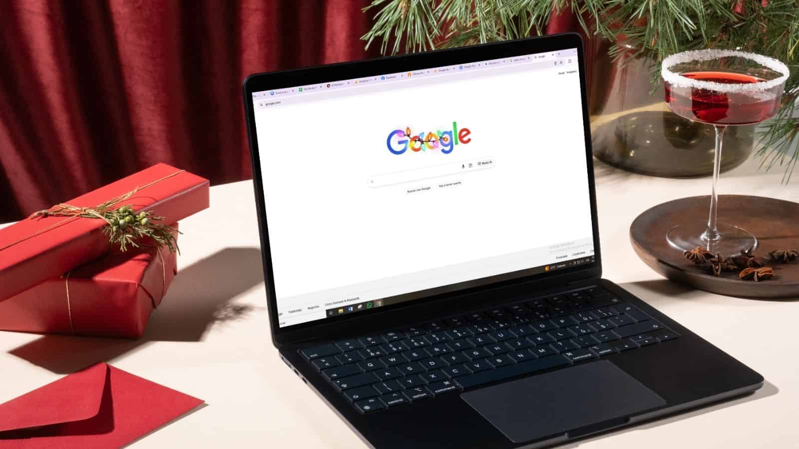 Google se pone en modo navideño con un doodle que le da la bienvenida a diciembre